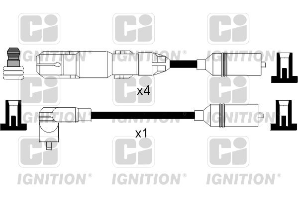 QUINTON HAZELL Süütesüsteemikomplekt XC958